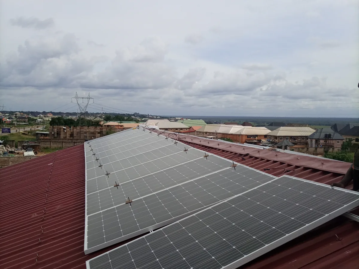 Hariz Petroleum — Rooftop solar power installation